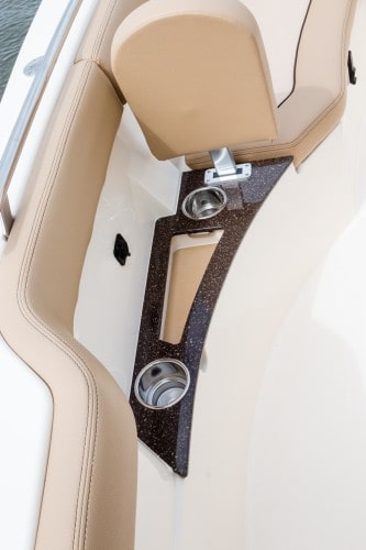 235XSF cup holders in bow