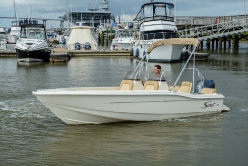 175SD scout white hull